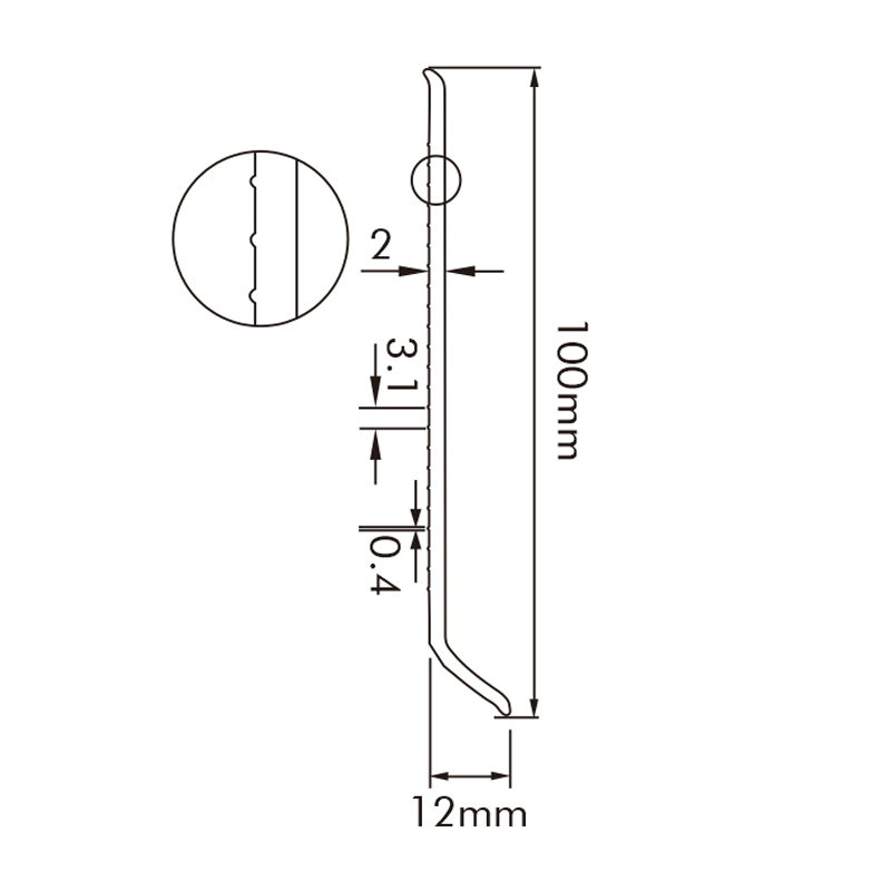 PVC Soft Skirting Board   S100-N