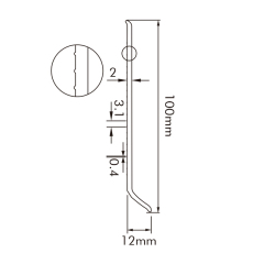 PVC Soft Skirting Board   S100-N