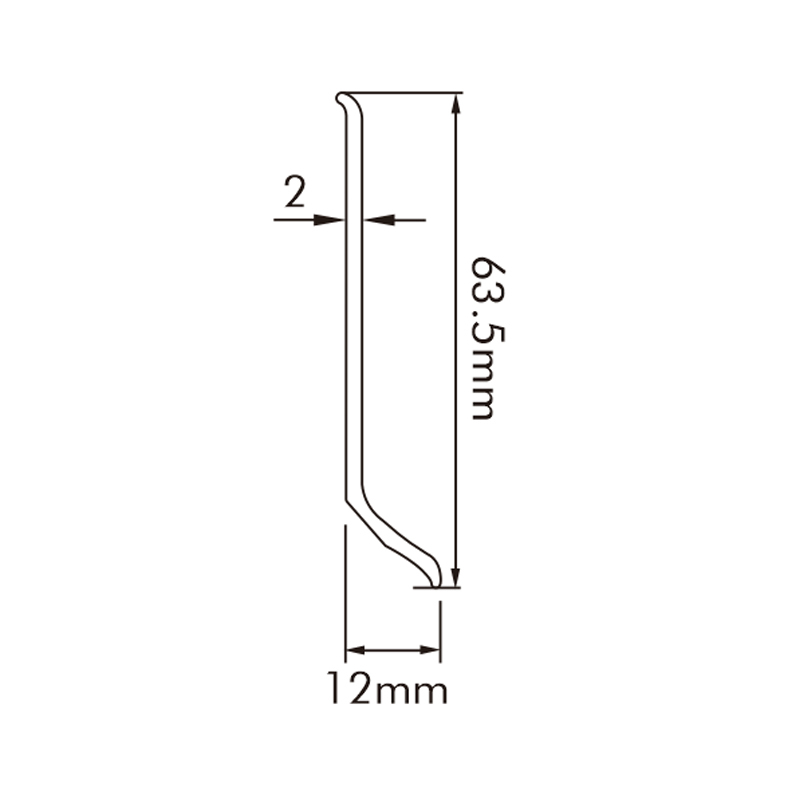 PVC Soft Skirting Board   S63-F