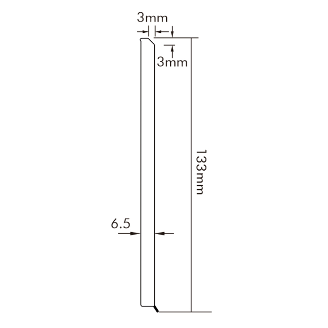 PVC S133-D Skirting Board