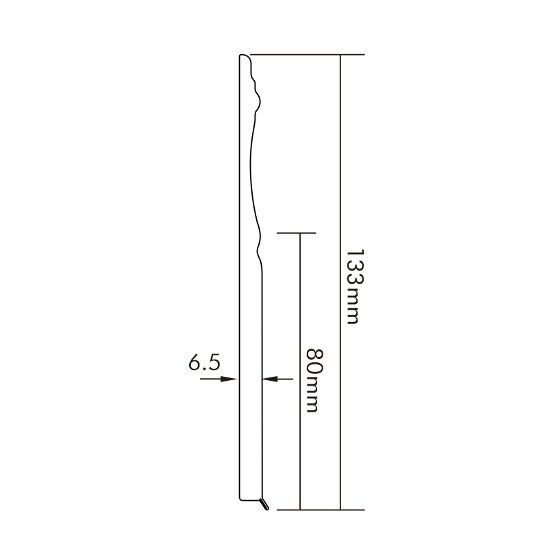 PVC S133-B Skirting Board
