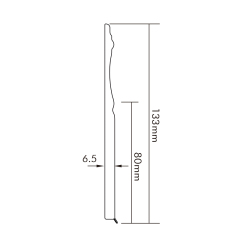 PVC S133-B Skirting Board