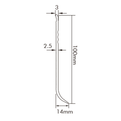 PVC Soft Skirting Board  S100-P