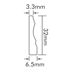 PVC软质踢脚线 S32-A