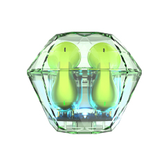 Diamond Shape and Transparent Shell TWS Earphone