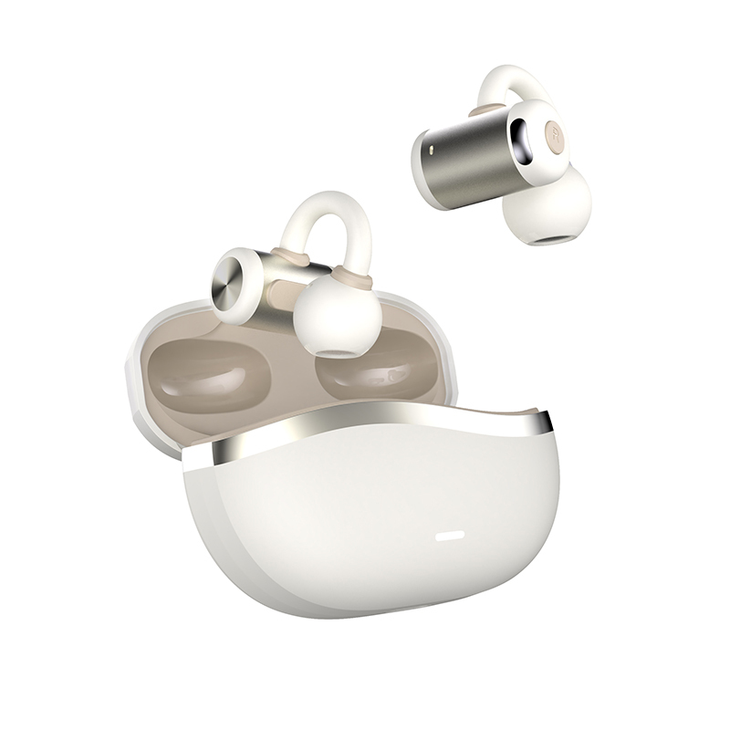Clip-on Bluetooth Comfortable and Physical Control Button Earphones