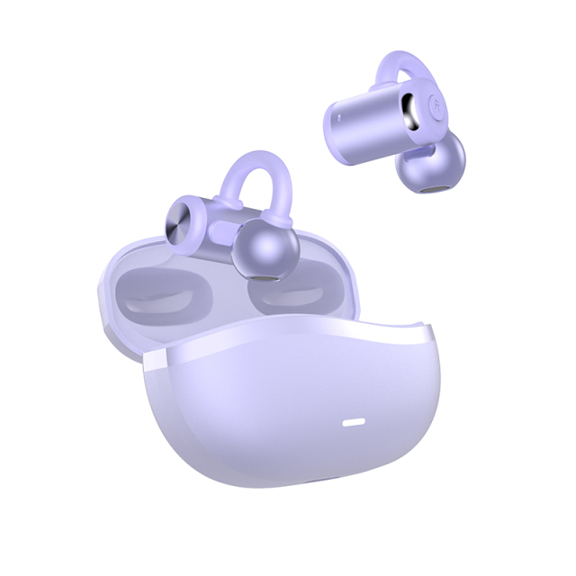 Clip-on Bluetooth Comfortable and Physical Control Button Earphones