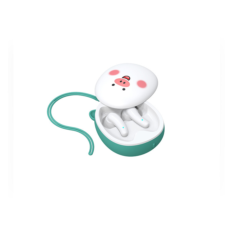 Cartoon shape designed DIY the patterns TWS earphones