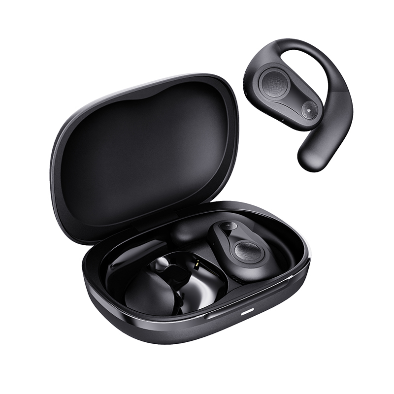 Built-in 2 Large Dynamic Speakers, 4 Mics ENC OWS Buletooth Earphones