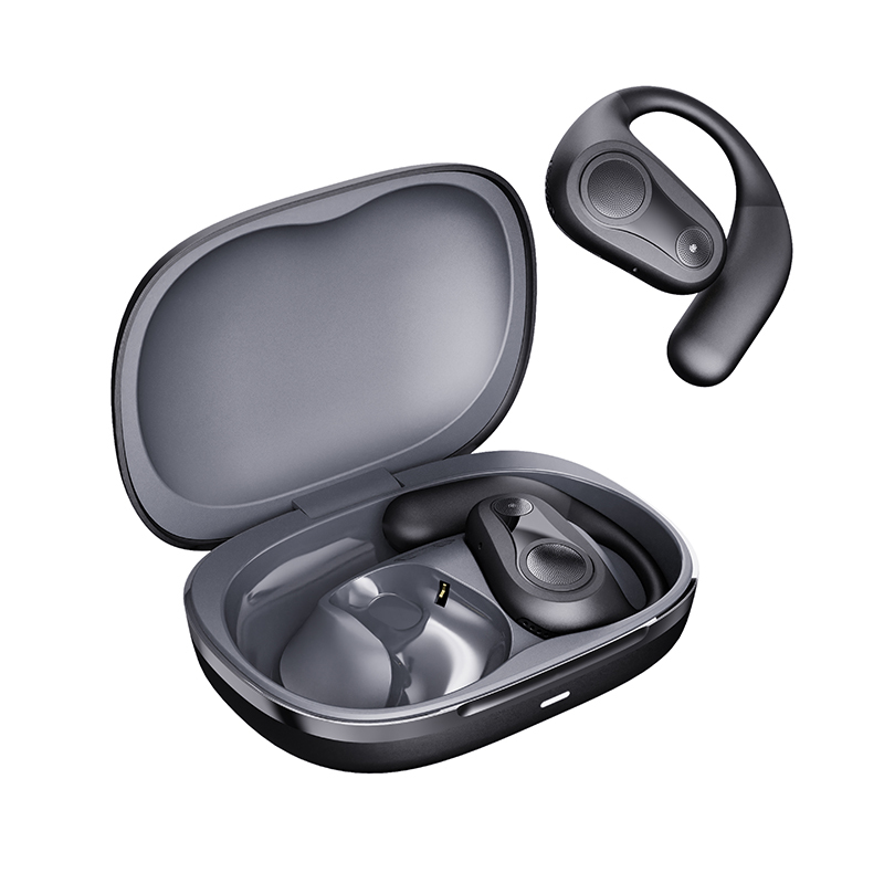 Built-in 2 Large Dynamic Speakers, 4 Mics ENC OWS Buletooth Earphones