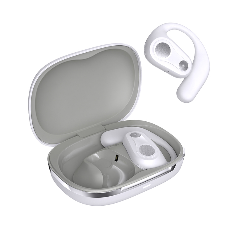 Built-in 2 Large Dynamic Speakers, 4 Mics ENC OWS Buletooth Earphones