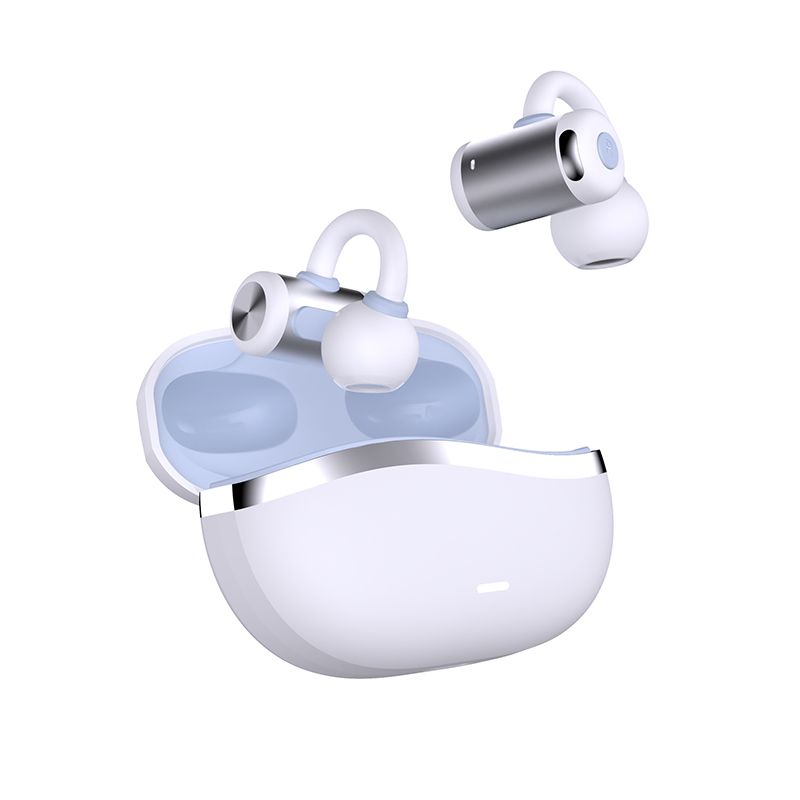 Clip-on Bluetooth Comfortable and Physical Control Button Earphones