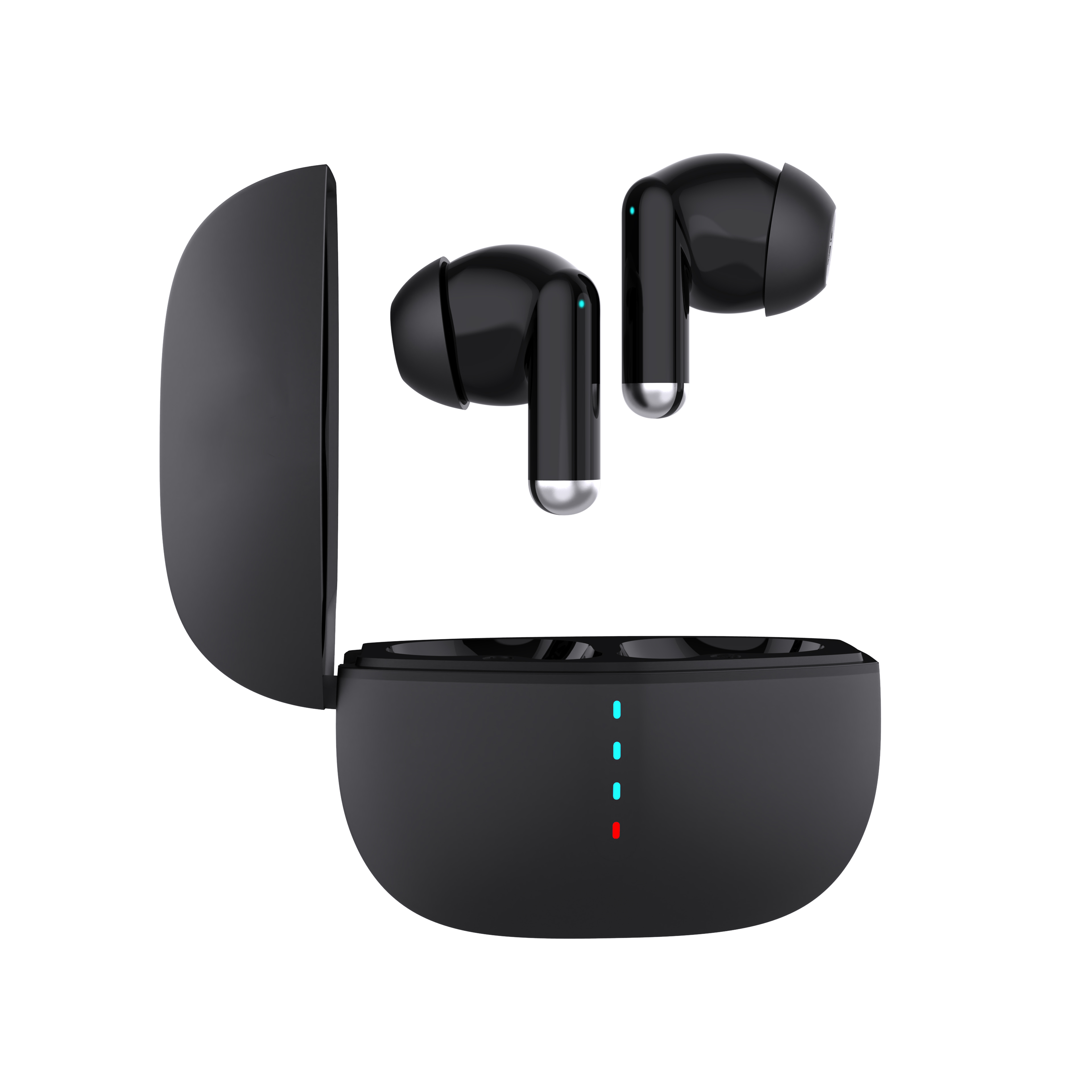 Mini lightweight body with a side flip cover design buletooth earphones