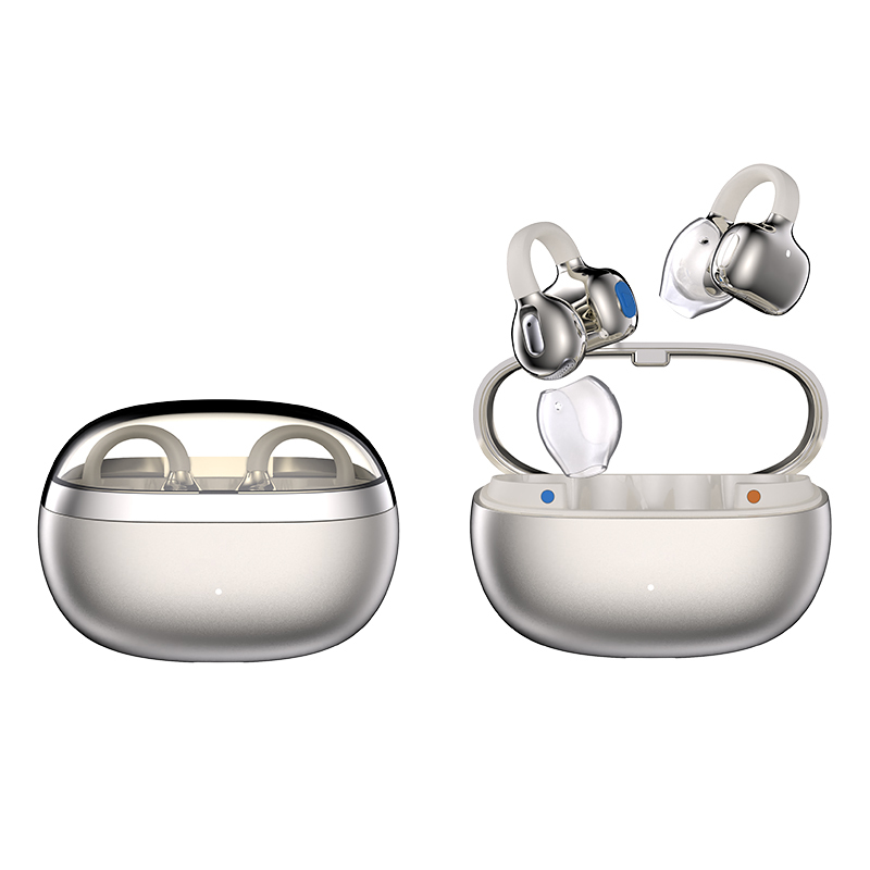 Clip-on with Silicone Ear Tips OWS Earphones
