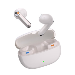 Semi-ear 6mics FF+FB  Noise Reduction ANC+ENC Noise Cancelltation TWS Earphones