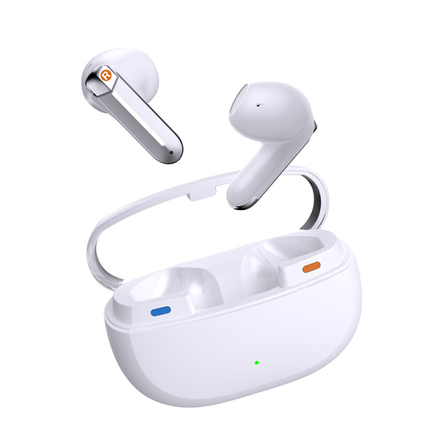 Semi-ear 6mics FF+FB  Noise Reduction ANC+ENC Noise Cancelltation TWS Earphones