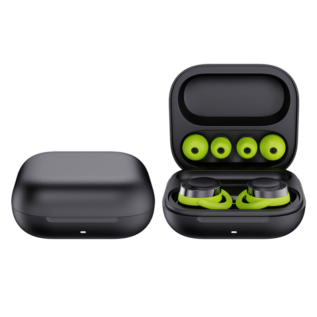 TWS Wireless BT6.0 Bean-shaped With Ear Cap ANC Noice Cancellation Mini Earphones