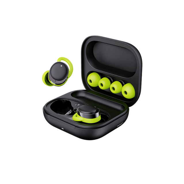 TWS Wireless BT6.0 Bean-shaped With Ear Cap ANC Noice Cancellation Mini Earphones