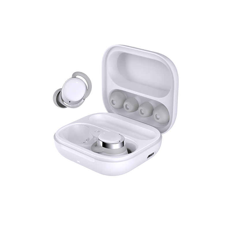 TWS Wireless BT6.0 Bean-shaped With Ear Cap ANC Noice Cancellation Mini Earphones