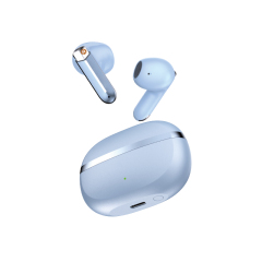 Semi-ear 6mics FF+FB  Noise Reduction ANC+ENC Noise Cancelltation TWS Earphones