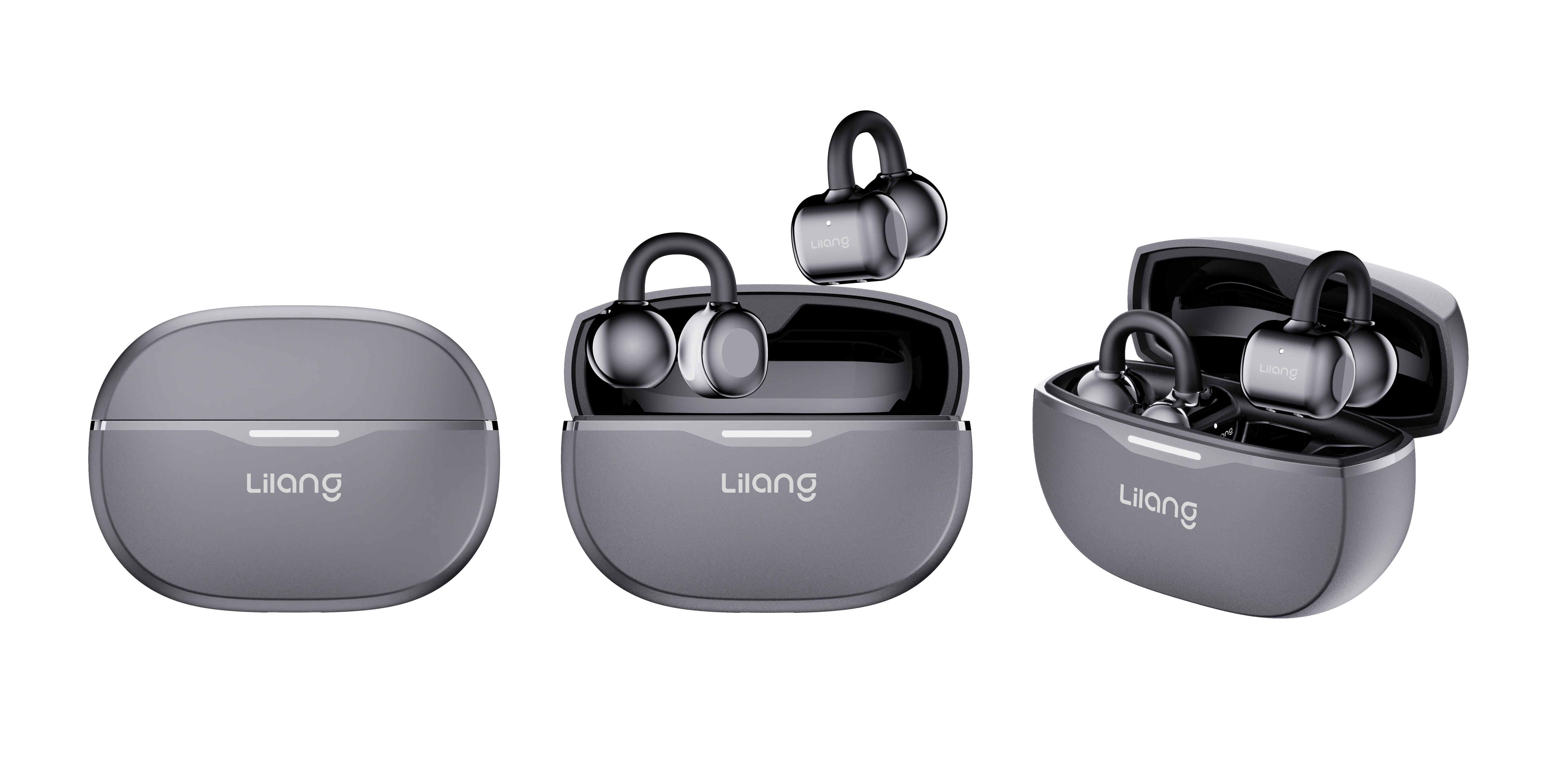 Clip-on with Silicone Ear Tips OWS Earphones