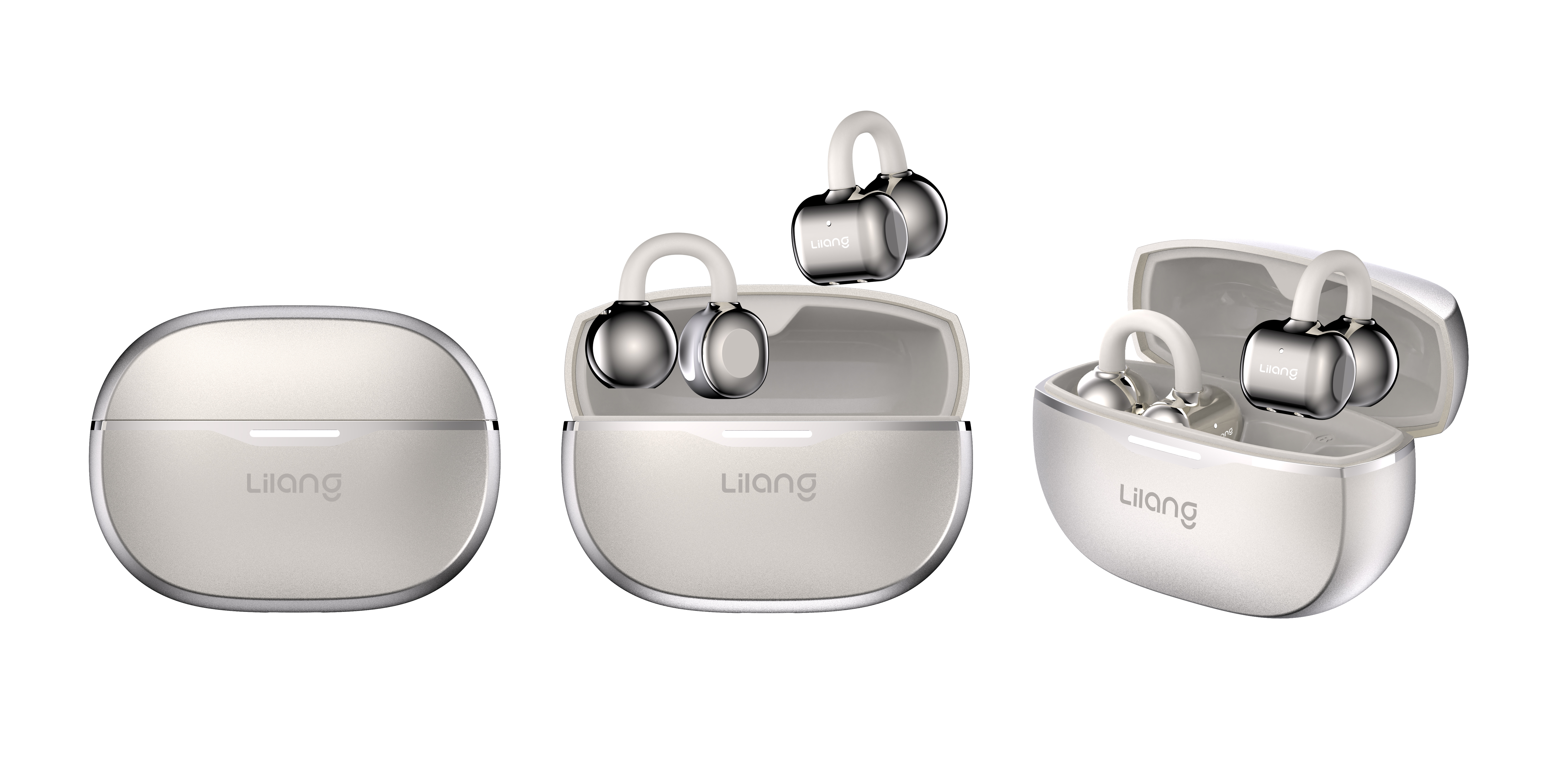 Clip-on with Silicone Ear Tips OWS Earphones