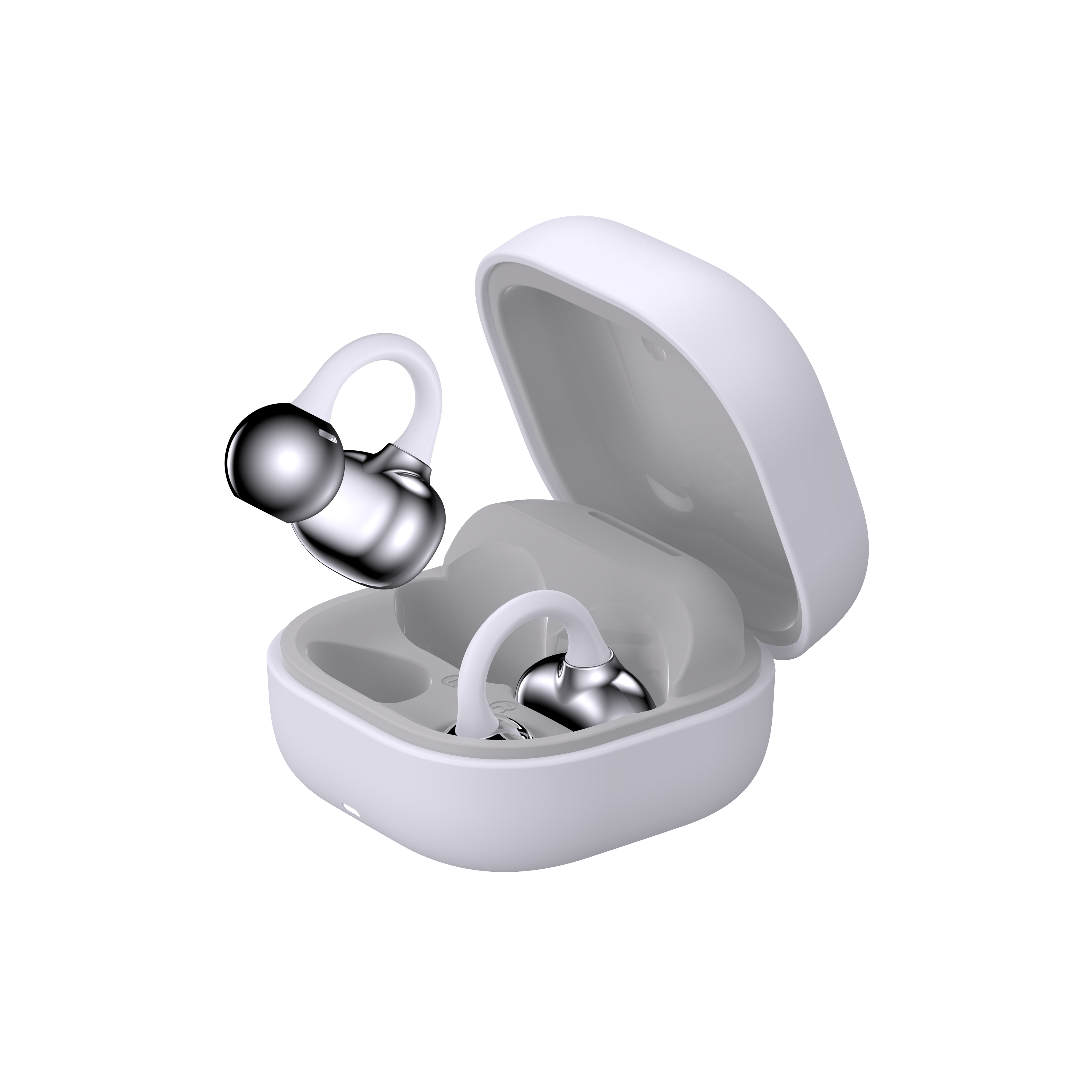 Clip-on with Silicone Ear Tips OWS Earphones