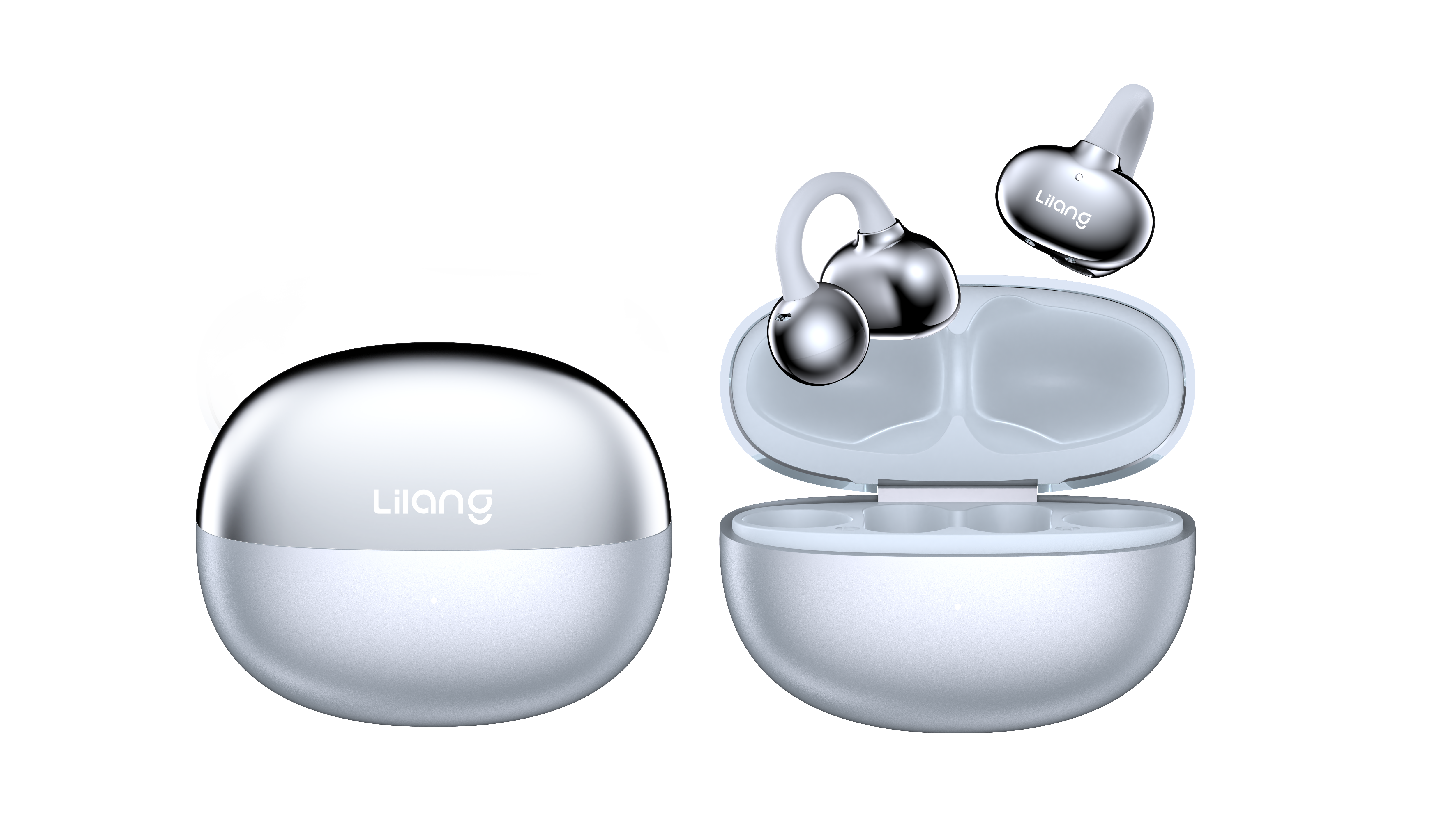 Clip-on with Silicone Ear Tips OWS Earphones
