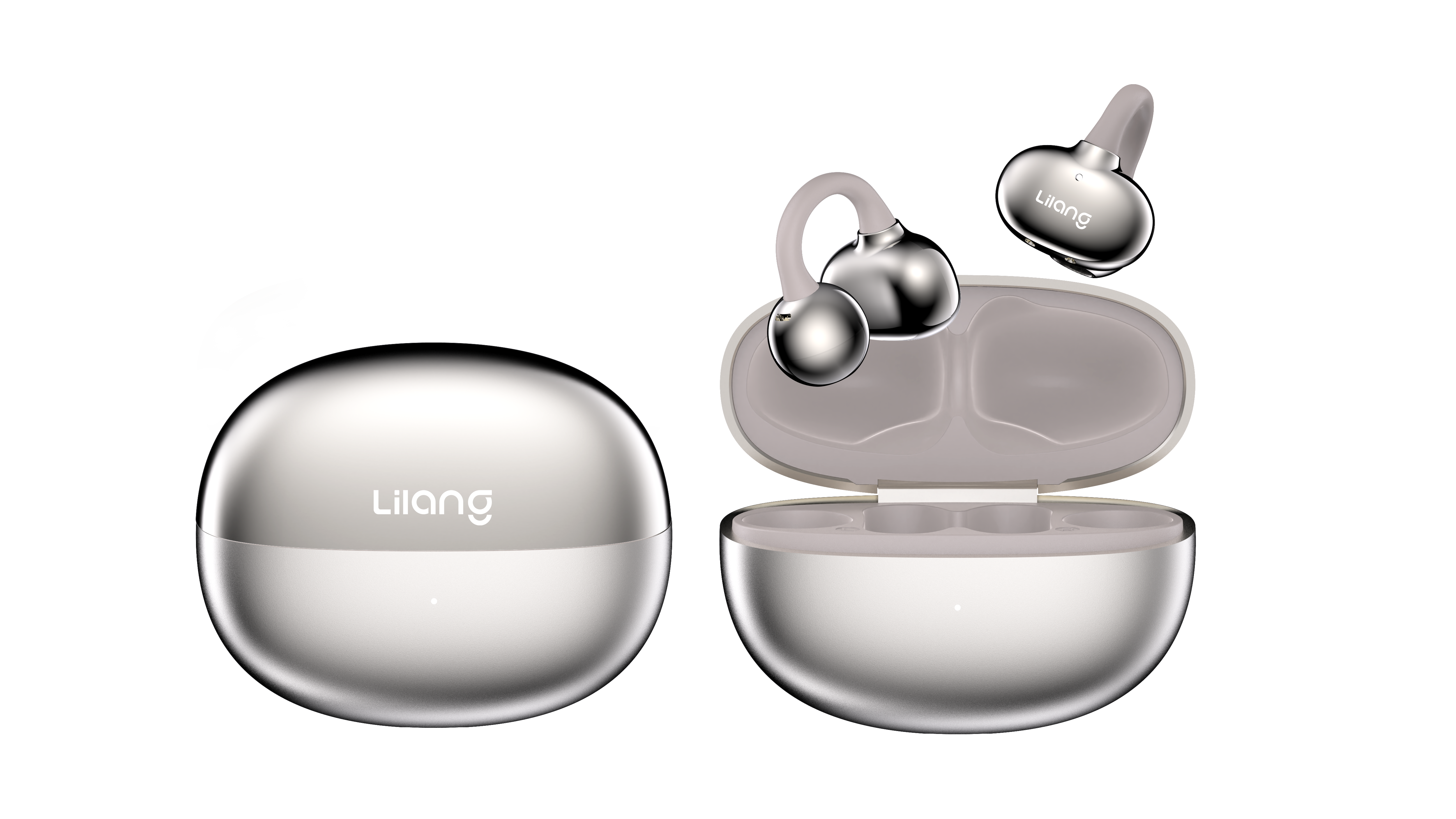 Clip-on with Silicone Ear Tips OWS Earphones