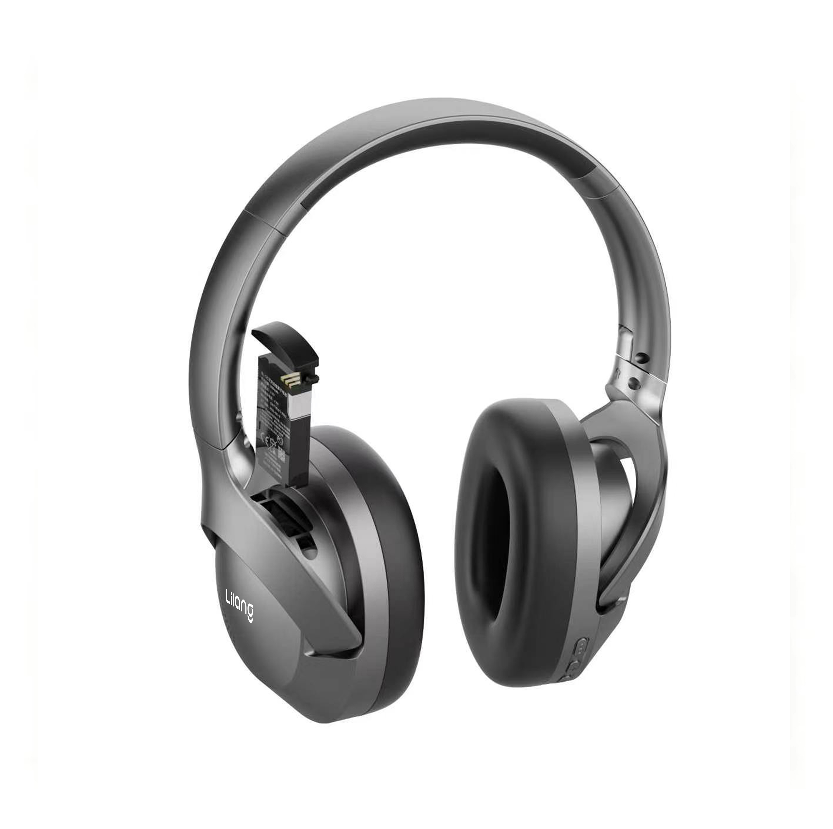 Removable-Battery ANC Wireless Headphones