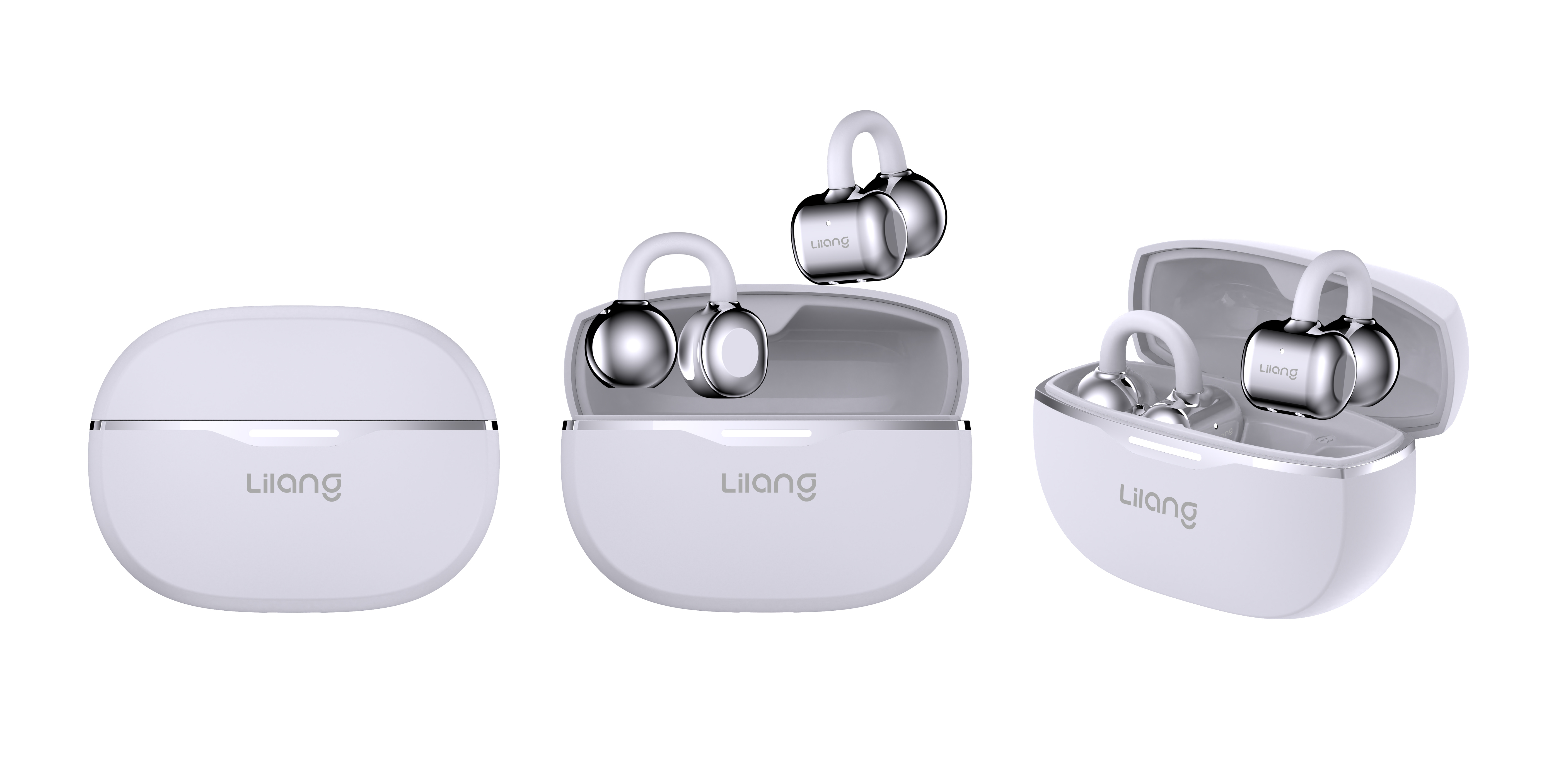 Clip-on with Silicone Ear Tips OWS Earphones