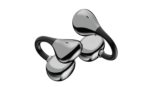 Clip-on with Silicone Ear Tips OWS Earphones