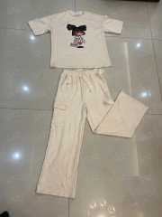 Printed cartoon starlight women's short-sleeved shorts suit