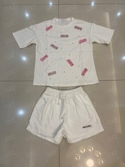 Printed cartoon starlight women's short-sleeved shorts suit