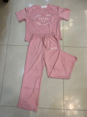 Женские брюки с объемной вышивкой и короткими рукавами, комплект из двух предметов