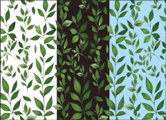 Women's woven three-dimensional printed loose trousers