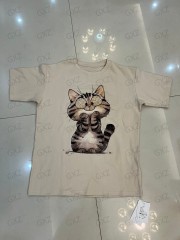 Women's Handmade Bead Embroidered Top Short Sleeve T-Shirt