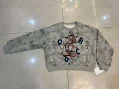 Women's long sleeve sequin embroidered printed top