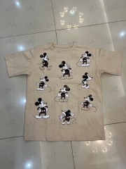 Mickey Retro Print Handmade Diamond Hardware T-Shirt