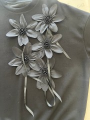 women's long sleeve floral sweatshirt