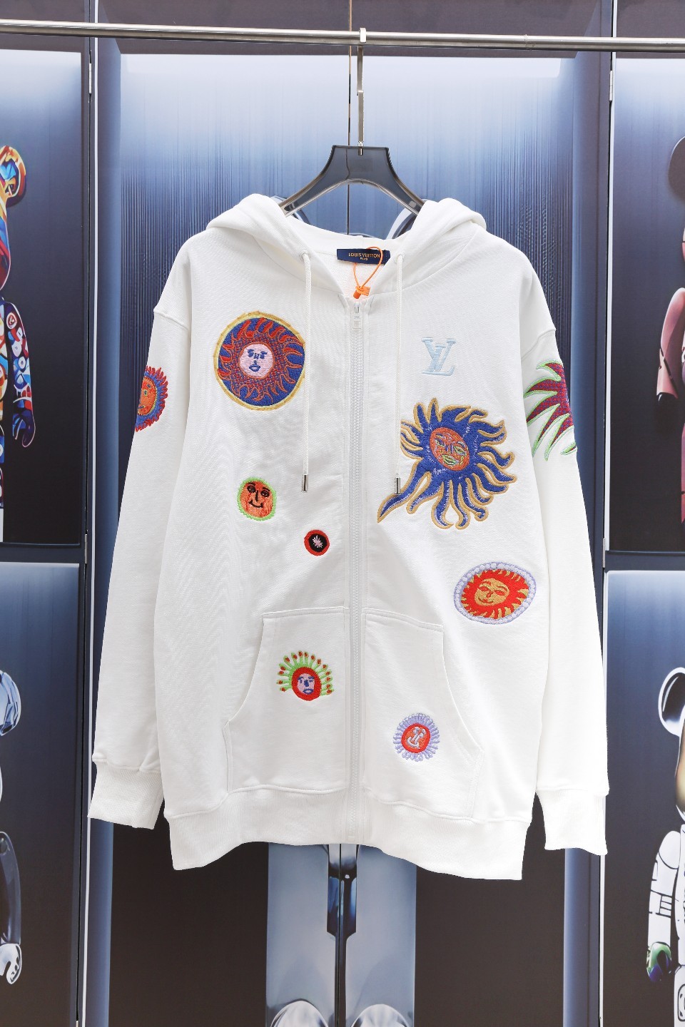 GXZ Premium White Hoodie with Custom Embroidery | Stylish & Comfortable Apparel