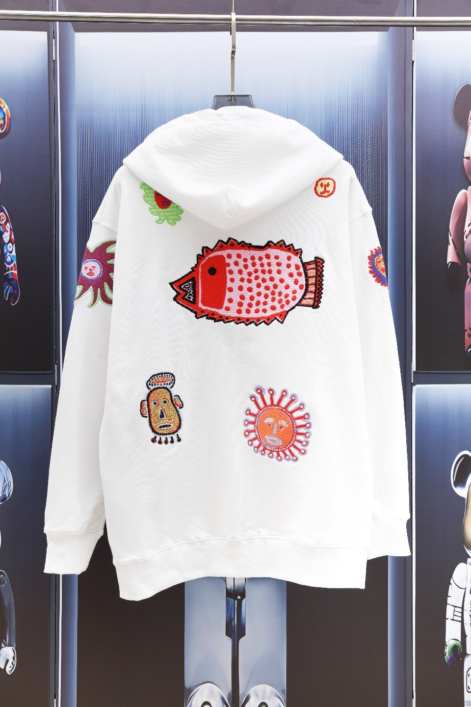 GXZ Premium White Hoodie with Custom Embroidery | Stylish & Comfortable Apparel