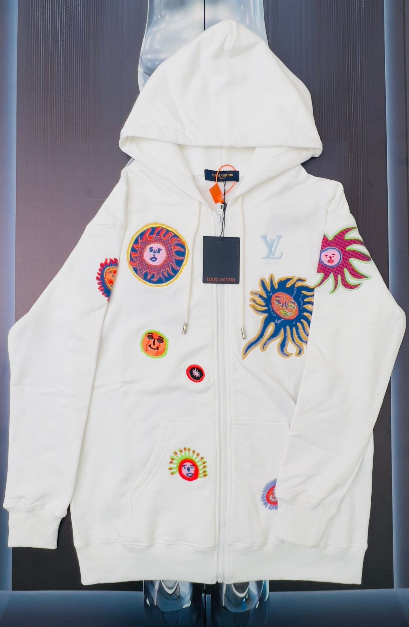 GXZ Premium White Hoodie with Custom Embroidery | Stylish & Comfortable Apparel