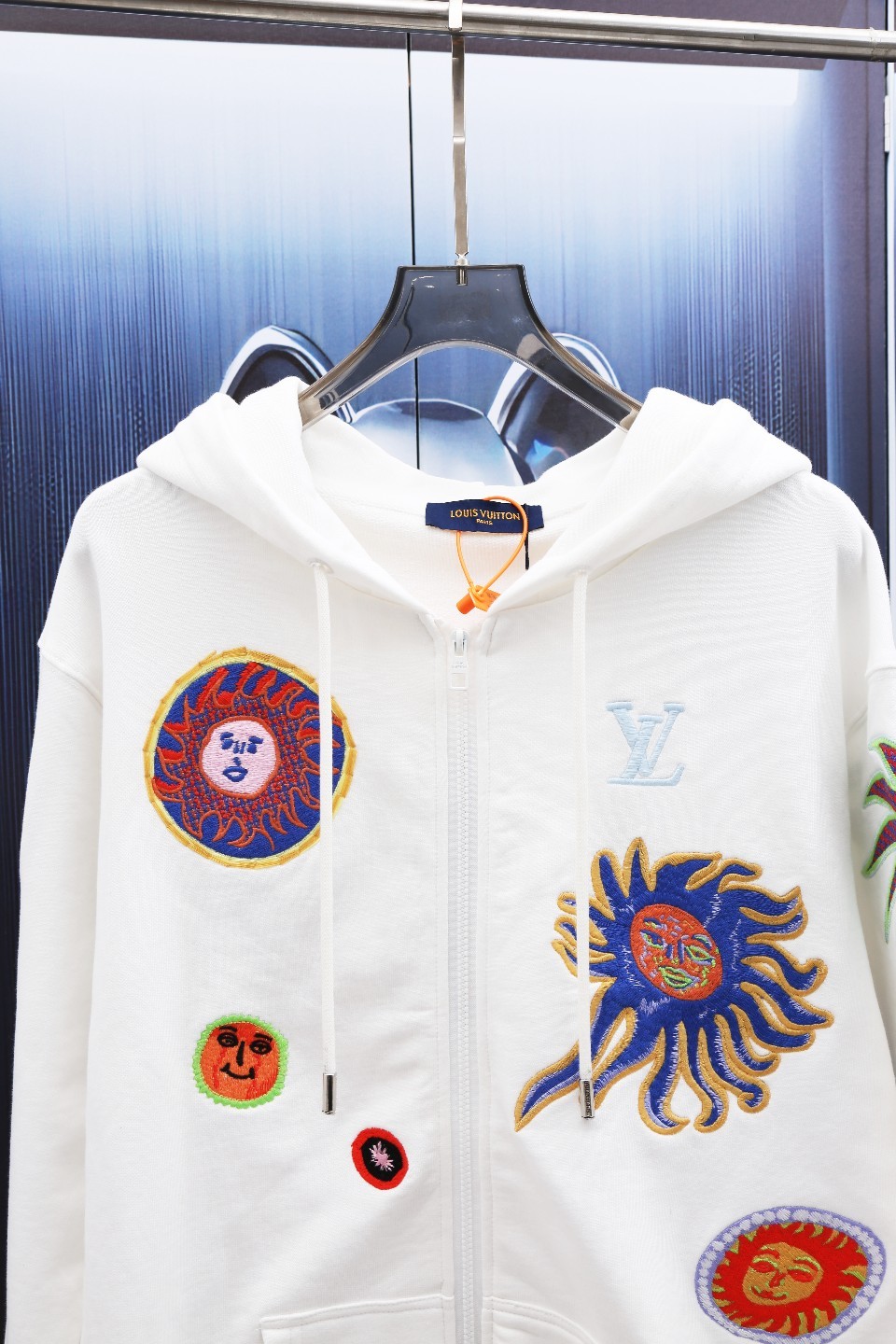 GXZ Premium White Hoodie with Custom Embroidery | Stylish & Comfortable Apparel