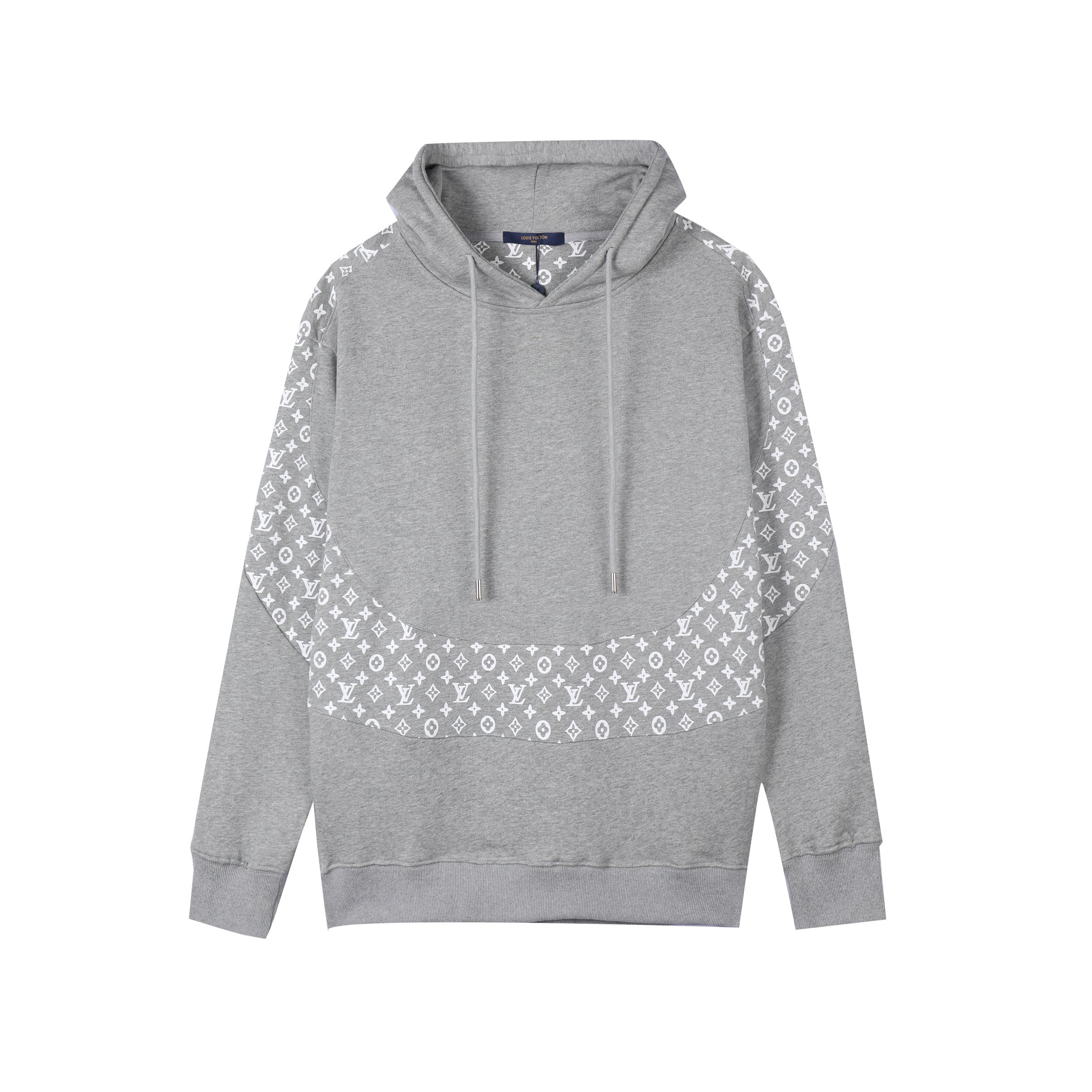 GXZ Gray Monogram Hoodie – Premium Customizable Designer Apparel for Men & Women