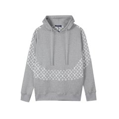 GXZ Gray Monogram Hoodie – Premium Customizable Designer Apparel for Men & Women