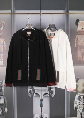 GXZ High-Neck White Zipper Jacket – Premium Customizable Winter Wear for Men & Women