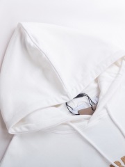 GXZ White Hoodie with Customizable Bold Graphic Text – Premium Unisex Apparel