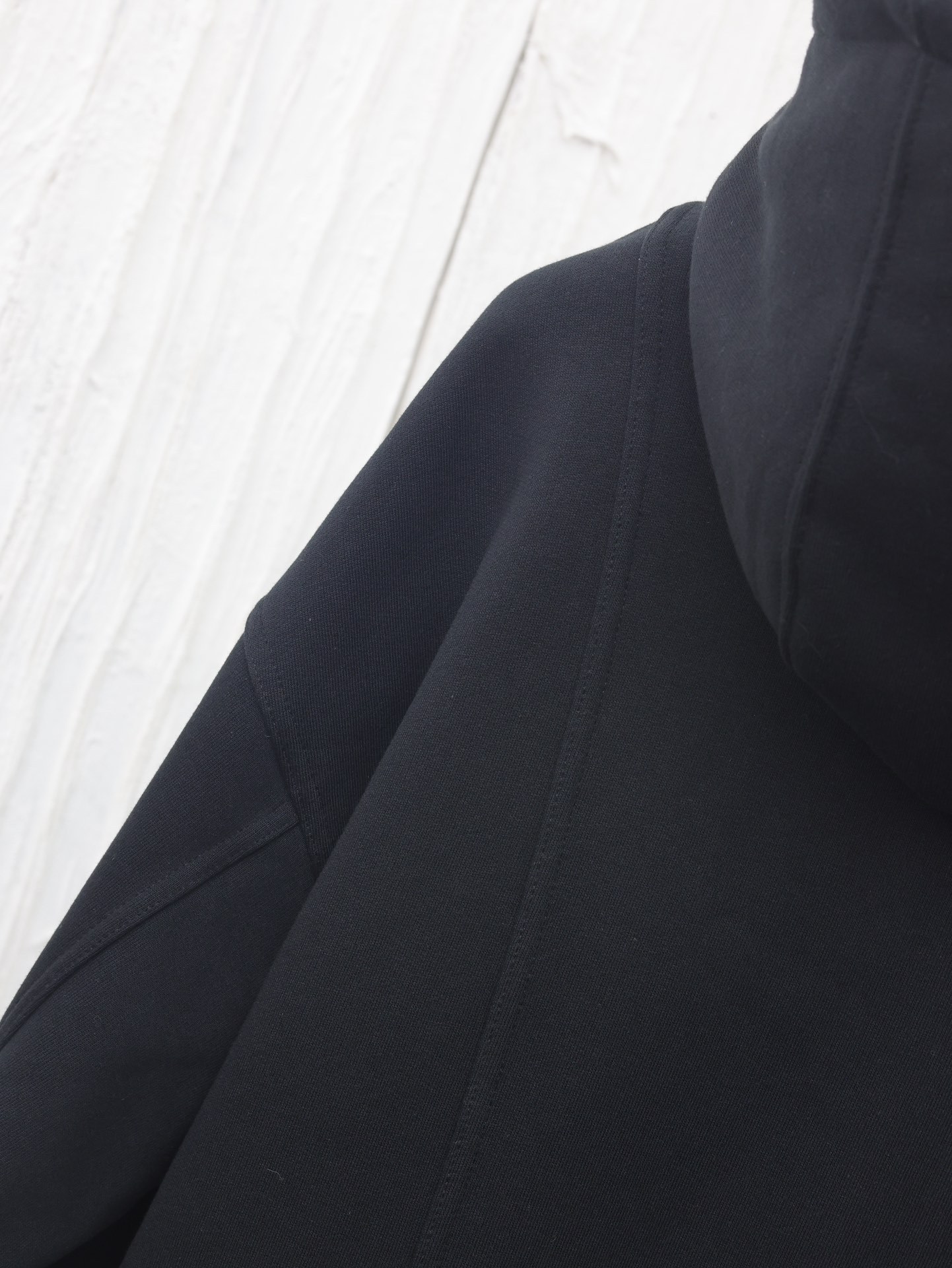 GXZ Black Half-Zip Hoodie – Minimalist Streetwear with Customizable Gold Logo Accent