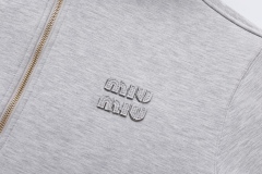 GXZ Gray Full-Zip Hoodie – Minimalist and Customizable Unisex Streetwear